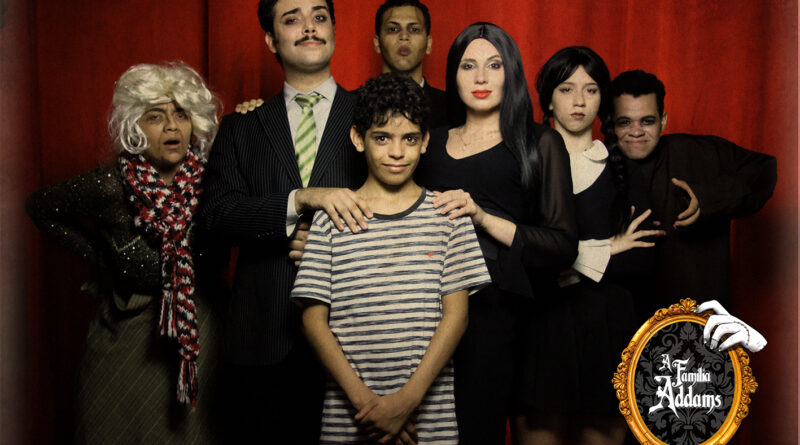 Cia Carpedien apresenta espetáculo “A Família Addams”, em Luziânia