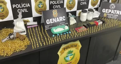 Traficante pula de sobrado, quebra perna e é preso com 3 kg de cocaína, em Cidade Ocidental