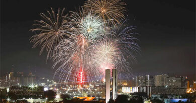 Réveillon no DF terá até 21 minutos de fogos de artifício silenciosos