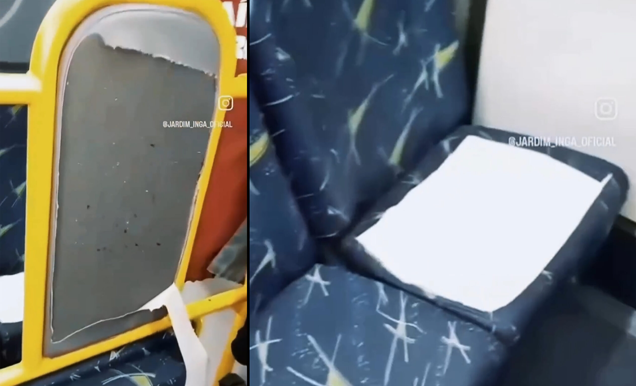 Ônibus da nova frota do programa Tarifa Zero é alvo de vandalismo, em Luziânia