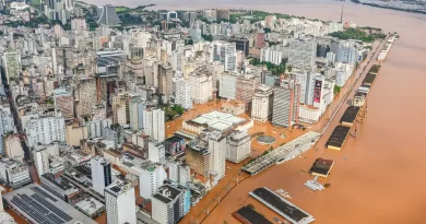 Polícia Militar de Cidade Ocidental realiza campanha para ajudar vítimas das enchentes no RS