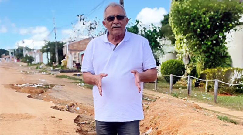 "Uma hora é lama, outra hora é poeira", diz Antônio Lima sobre os bairros de Cidade Ocidental