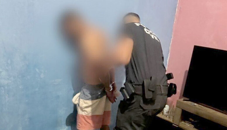 Homem é preso em flagrante por agredir a ex com socos no rosto e mordida no nariz, em Novo Gama