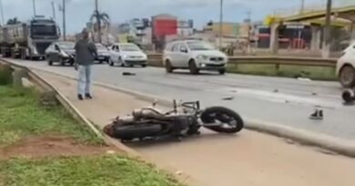 Acidente fatal na BR-040, em Valparaíso de Goiás, deixa casal morto