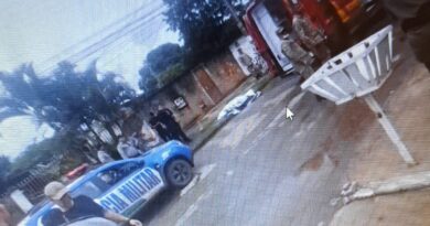 Vídeo flagra execução de ciclista no bairro Jardim Céu Azul, em Valparaíso