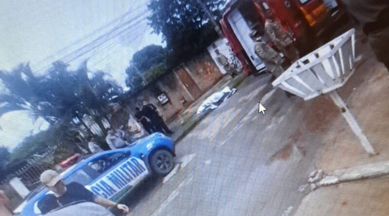 Vídeo flagra execução de ciclista no bairro Jardim Céu Azul, em Valparaíso