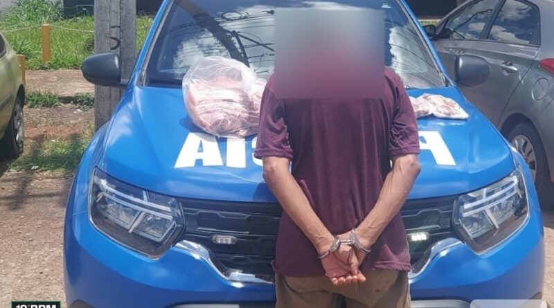 Homem é preso por furto de carne em Novo Gama