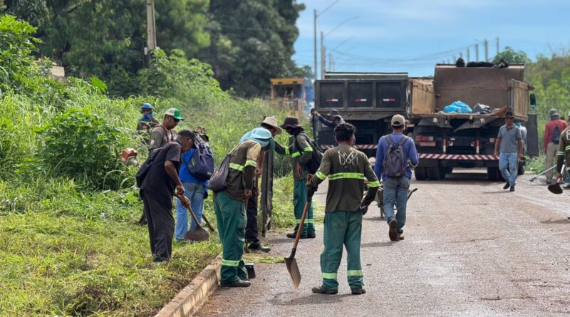 Luziânia realiza grande mutirão de zeladoria da cidade com foco no combate à dengue