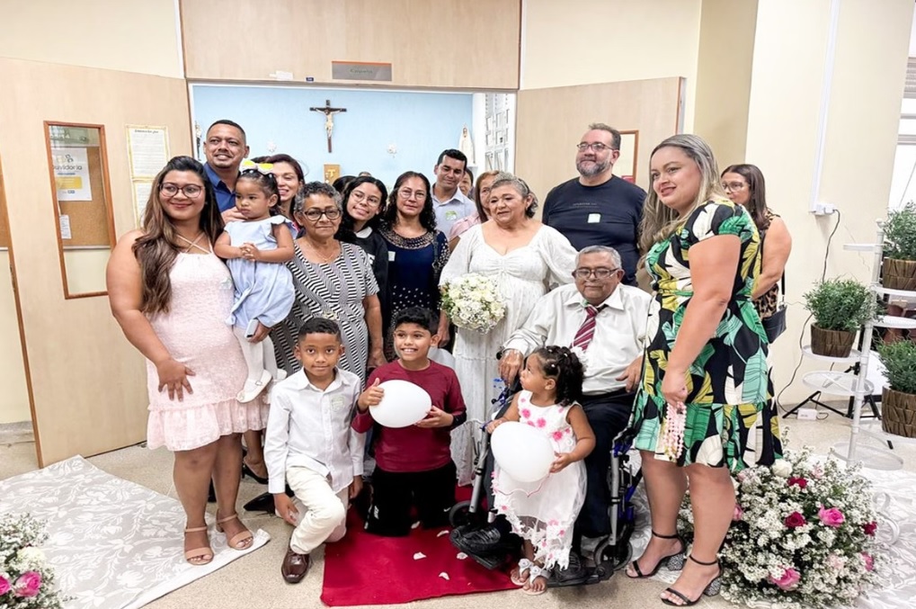 casamento de idosos em hospital