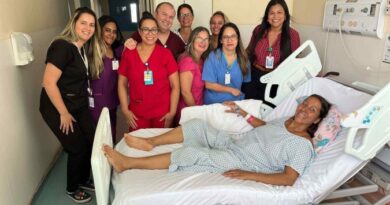 Oscelina, empregada doméstica baleada por delegado recebe alta após 40 dias internadas