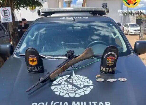 Homem é preso com arma de fogo em operação policial em Novo Gama