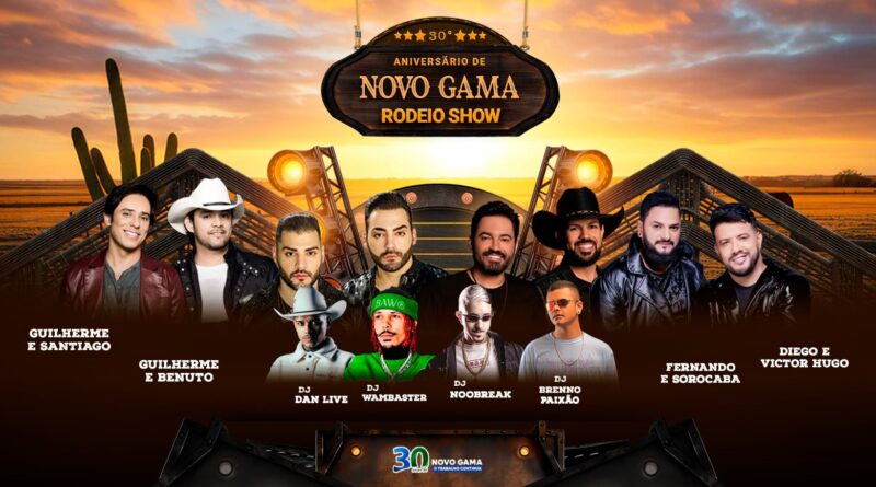 As comemorações pelos 30 anos de emancipação de Novo Gama já começaram em grande estilo. No último fim de semana, o 3º Arraiá dos Amigos Nordestinos abriu a programação festiva com muita música, danças típicas e comidas tradicionais, reunindo um grande público em clima junino. Agora, os olhos se voltam para o aguardado Rodeio Show 2025, que será realizado de 11 a 14 de junho, com entrada gratuita e estrutura montada atrás da rodoviária da cidade. A expectativa é de grande público e noites repletas de música, tradição e entretenimento. A abertura do evento, na quarta-feira (11), traz a dupla Guilherme & Benuto, seguida do DJ Noobreak, com seu set vibrante. Na quinta-feira (12), é a vez de Guilherme & Santiago subirem ao palco, com o encerramento da noite nas mãos do DJ Dan Live. Na sexta-feira (13), o show fica por conta de Diego & Victor Hugo, com o DJ Wambaster mantendo a animação até o fim. Já o sábado (14) reserva uma noite especial com Fernando & Sorocaba, e o DJ Breno Paixão encerrando a programação com muita música eletrônica. A edição 2025 do Rodeio Show será mais que um evento: será uma grande celebração da cultura, da tradição e da força do povo novogamense.