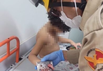 Criança de 3 anos prende dedo em tampa de ralo e mobiliza Corpo de Bombeiros em Valparaíso (GO)
