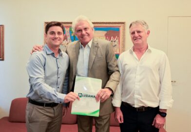 Prefeito Diego Sorgatto articula com Caiado implantação do COTEC em Luziânia