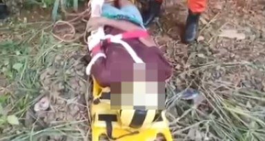 Homem cai de ponte e é salvo de trilhos minutos antes de passagem de trem em Luziânia Homem cai de ponte e é salvo de trilhos minutos antes de passagem de trem em Luziânia