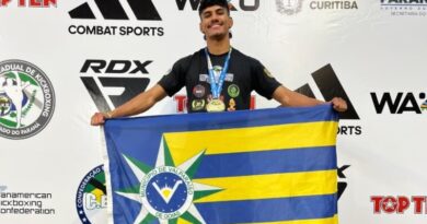Com oitavo título nacional, atleta de Valparaíso se destaca no kickboxing Com oitavo título nacional, atleta de Valparaíso se destaca no kickboxing