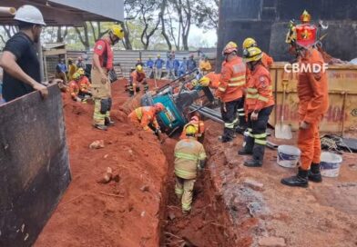 Trabalhador cai em vala e morre soterrado durante obra no centro de Brasília