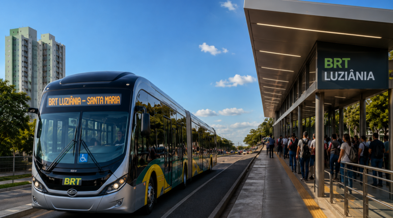 Segundo estudo, BRT Luziânia-Santa Maria terá linha expressa para o DF Segundo estudo, BRT Luziânia-Santa Maria terá linha expressa para o DF