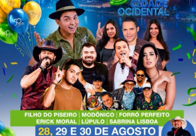 Cidade Ocidental celebra 50 anos com três dias de festa com shows gratuitos Cidade Ocidental celebra 50 anos com três dias de festa com shows gratuitos