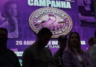 Luziânia lança campanha Agosto Lilás e apresenta aplicativo SOS Maria da Penha