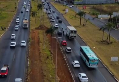 Obras para abertura de novo retorno na BR-040 em Valparaíso de Goiás são retomadas