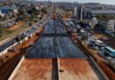 Obras do viaduto na BR-040 em Valparaíso de Goiás avançam para a etapa de pavimentação asfáltica Obras do viaduto na BR-040 em Valparaíso de Goiás avançam para a etapa de pavimentação asfáltica