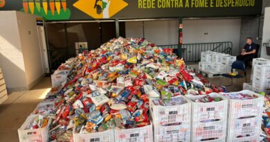 Mais de 13 toneladas de alimentos são arrecadadas com a entrada solidária da 32ª Expoagro de Luziânia Mais de 13 toneladas de alimentos são arrecadadas com a entrada solidária da 32ª Expoagro de Luziânia