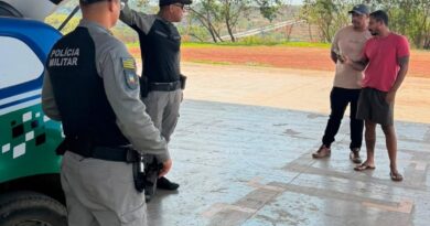 PM de Goiás prende suspeito de invadir restaurante poucas horas após crime em Cidade Ocidental
