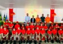 1ª Turma do Bombeiro Mirim de Cidade Ocidental recebe uniformes