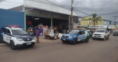 Fiscalização em recicladoras termina com duas prisões e apreensão de peças furtadas em Novo Gama