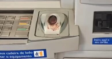 Moradora alerta sobre possível presença de sangue em leitores de biometria de caixa eletrônicos em Cidade Ocidental