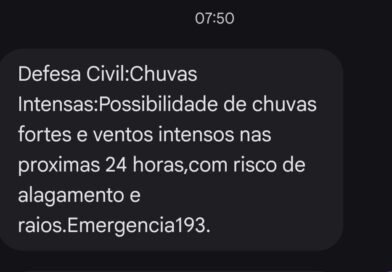 Defesa Civil Municipal de Cidade Ocidental emite alerta para risco de chuvas fortes, veja como receber avisos Defesa Civil Municipal de Cidade Ocidental emite alerta para risco de chuvas fortes, veja como receber avisos