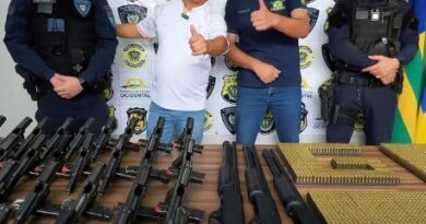 Guarda Civil Municipal de Cidade Ocidental recebe armamentos para reforçar patrulhamento