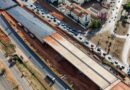 Parte superior do viaduto da BR-040, em Valparaíso de Goiás, começa a receber iluminação e avança para a conclusão Parte superior do viaduto da BR-040, em Valparaíso de Goiás, começa a receber iluminação e avança para a conclusão